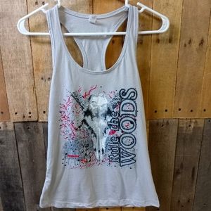 Ideal by Next Level "Rule The Woods" Tank Top/Size Small
